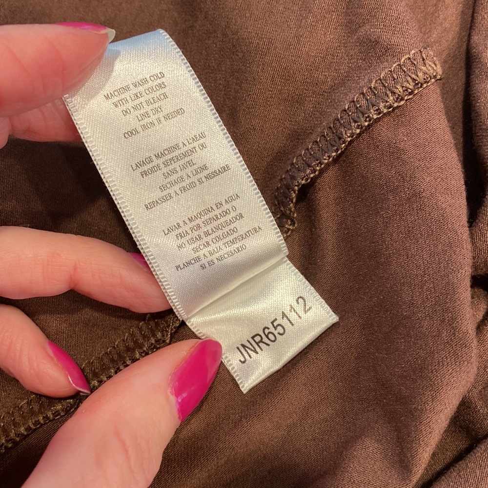 BCBGMAXAZRIA Small Petite Brown Dress With Other Colors - Picture 17 of 17